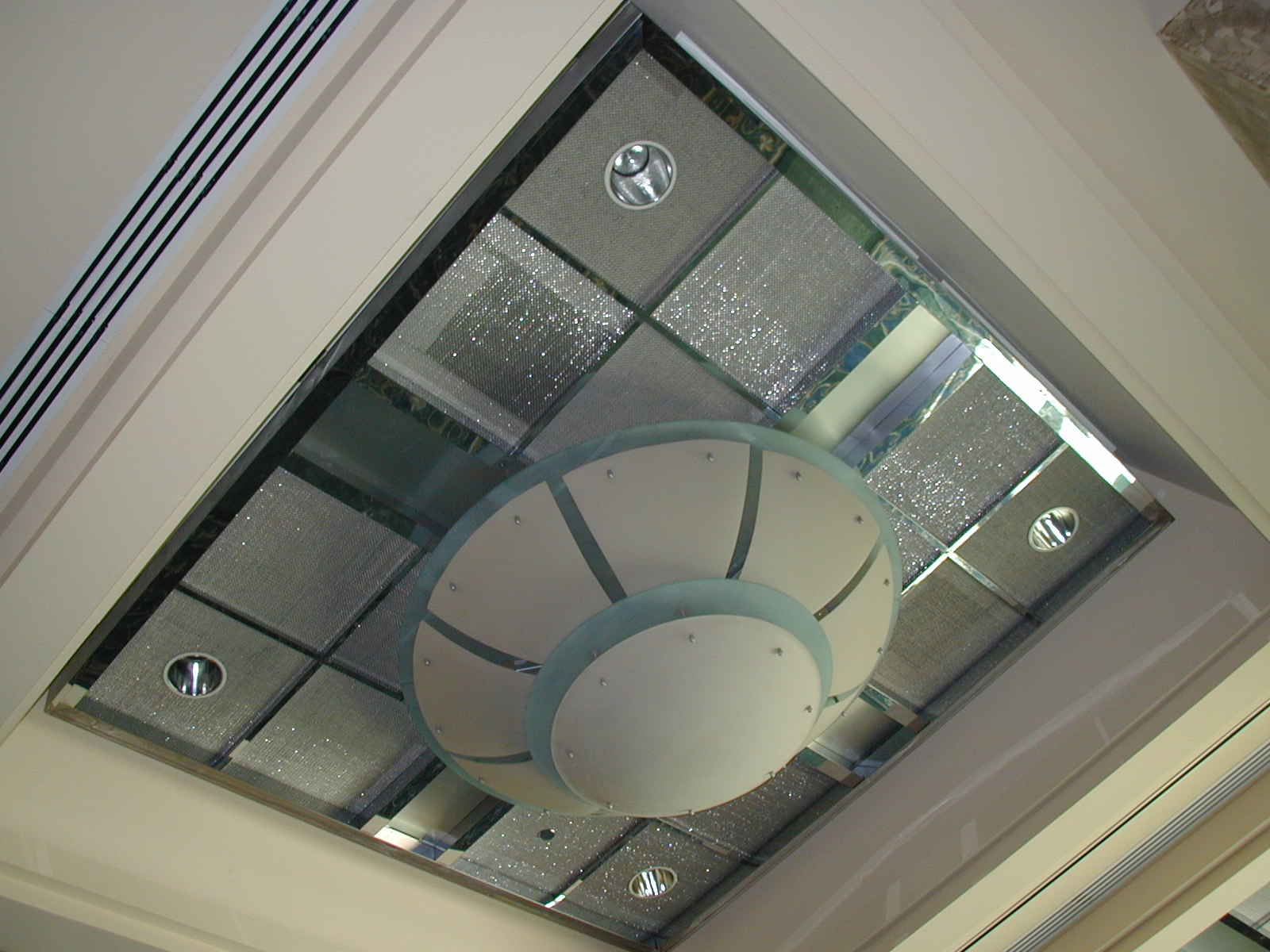 Mirror Finish Open Beam System With Infill Panels