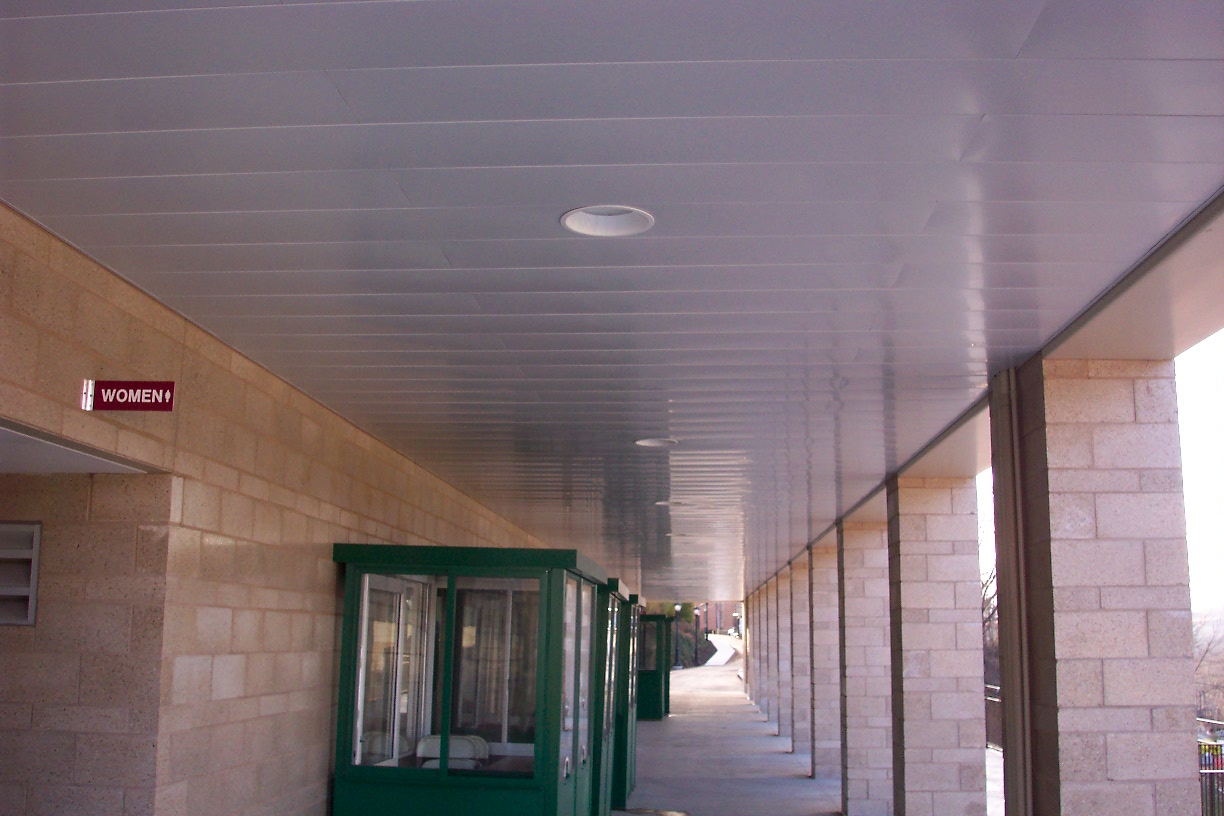 Exterior Linear Plank Ceiling (Soffit) System