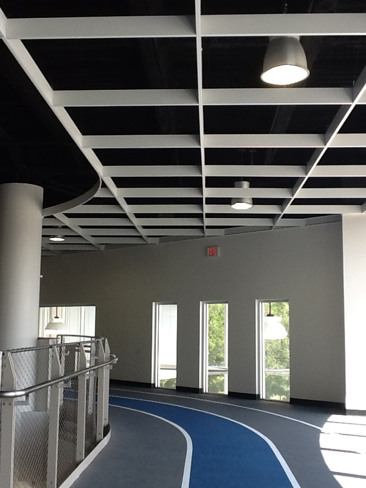 1 inch x 5 inch Open Beam System with Curved Perimeter Trim
