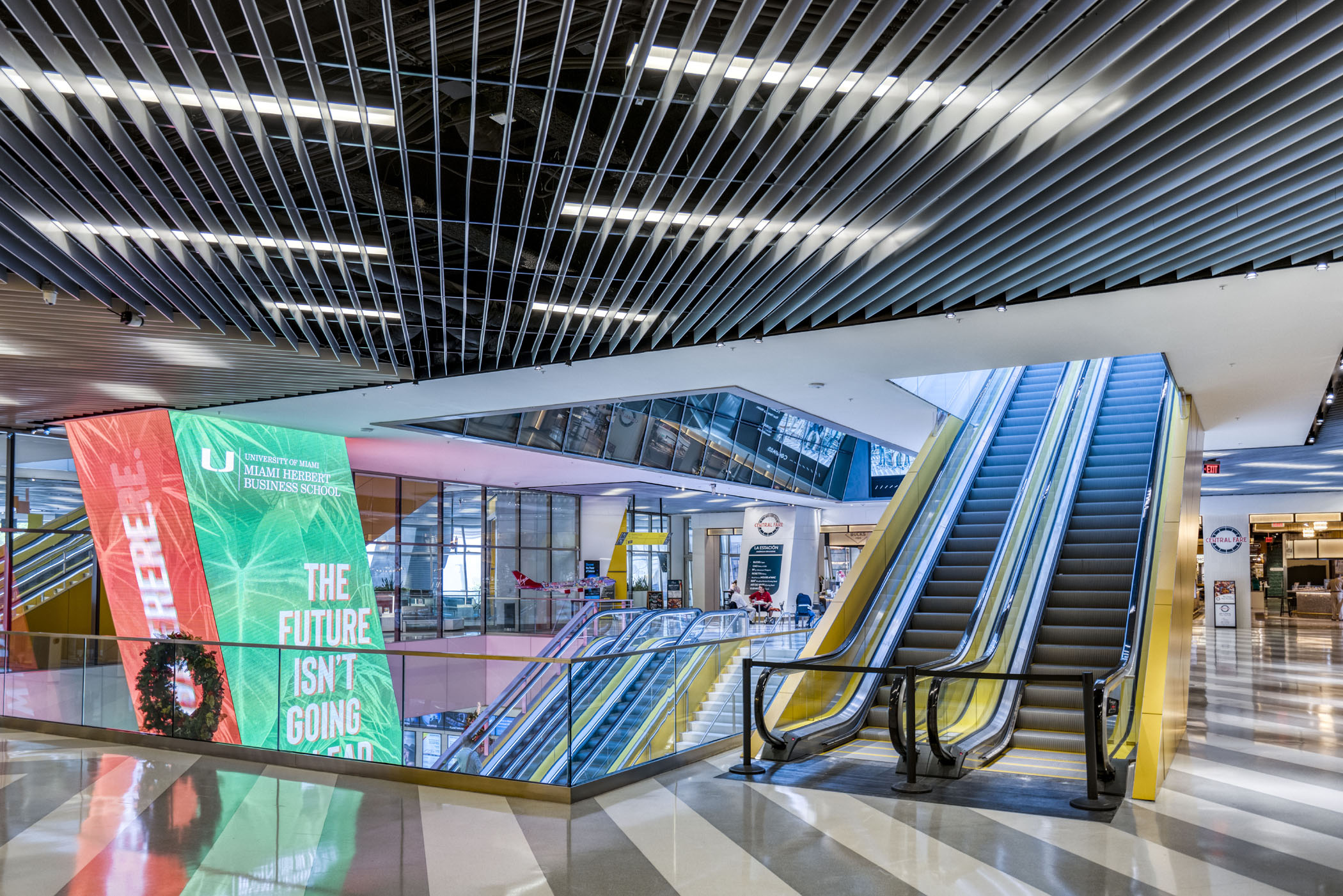 Linear Omega Baffle Thin Profile Metal Ceiling