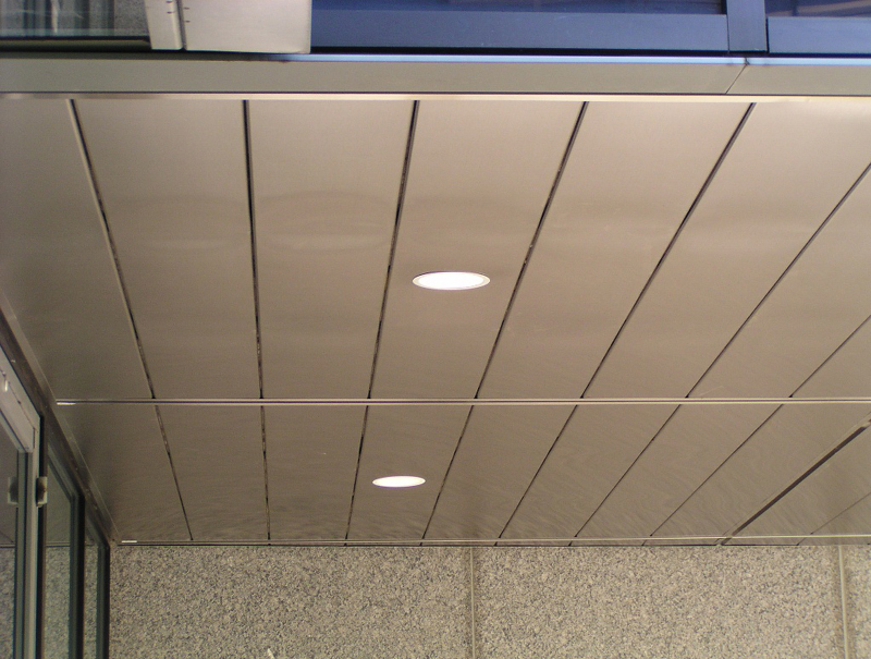 Linear V Plank Metal Ceiling System