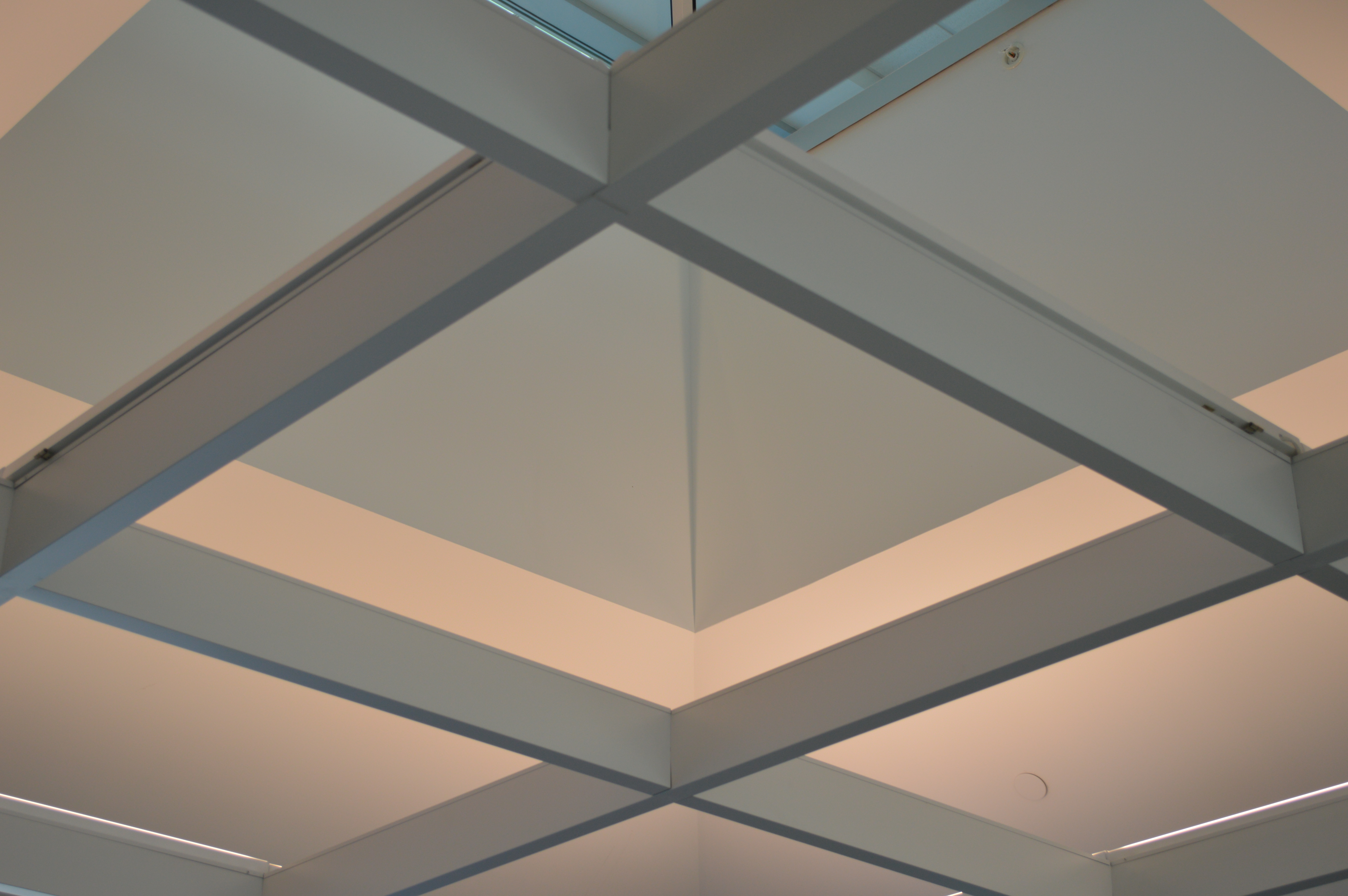 Open Beam Suspended Decorative Grid Metal Ceiling System