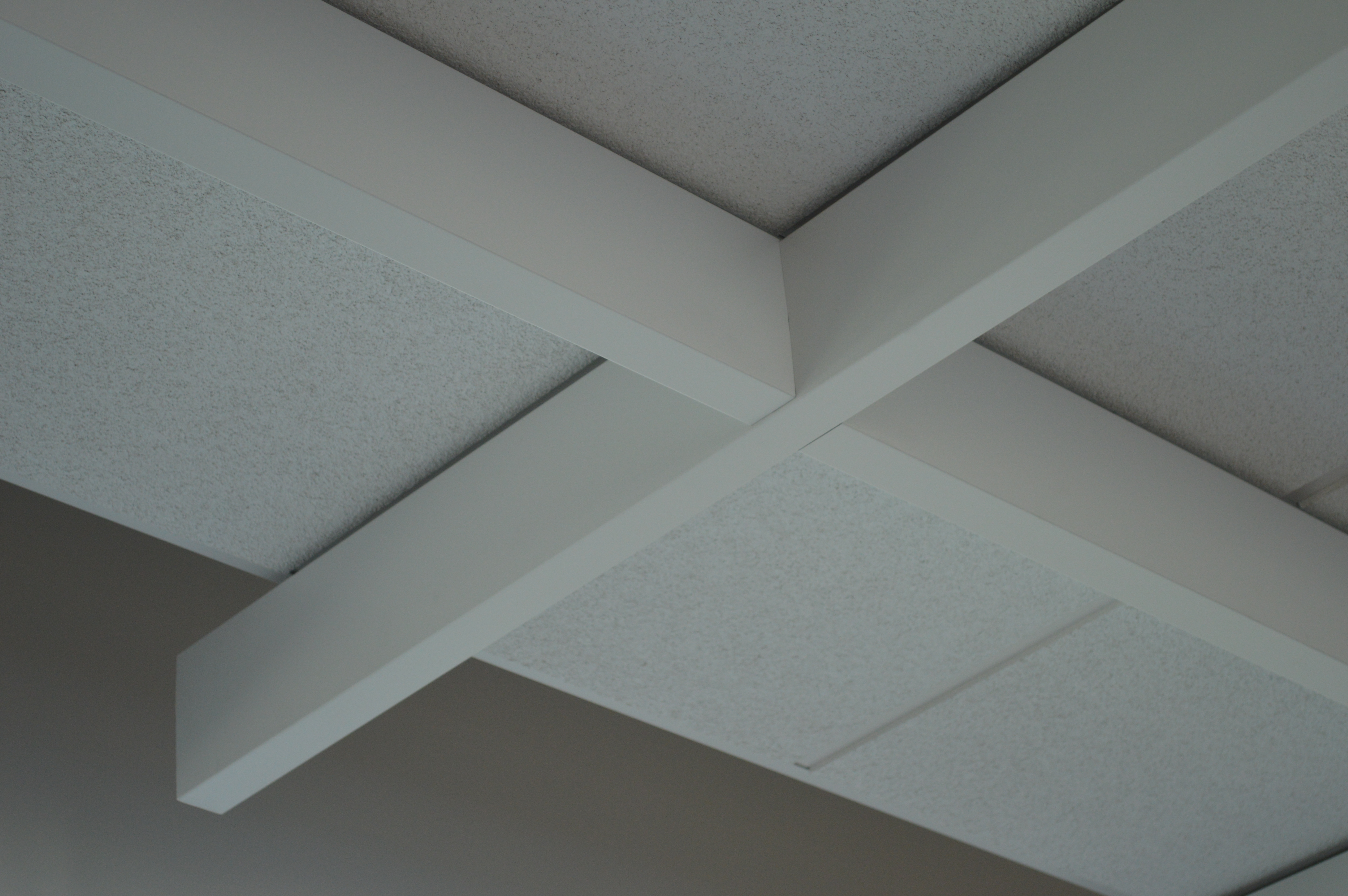 Open Beam Suspended Decorative Grid Metal Ceiling System