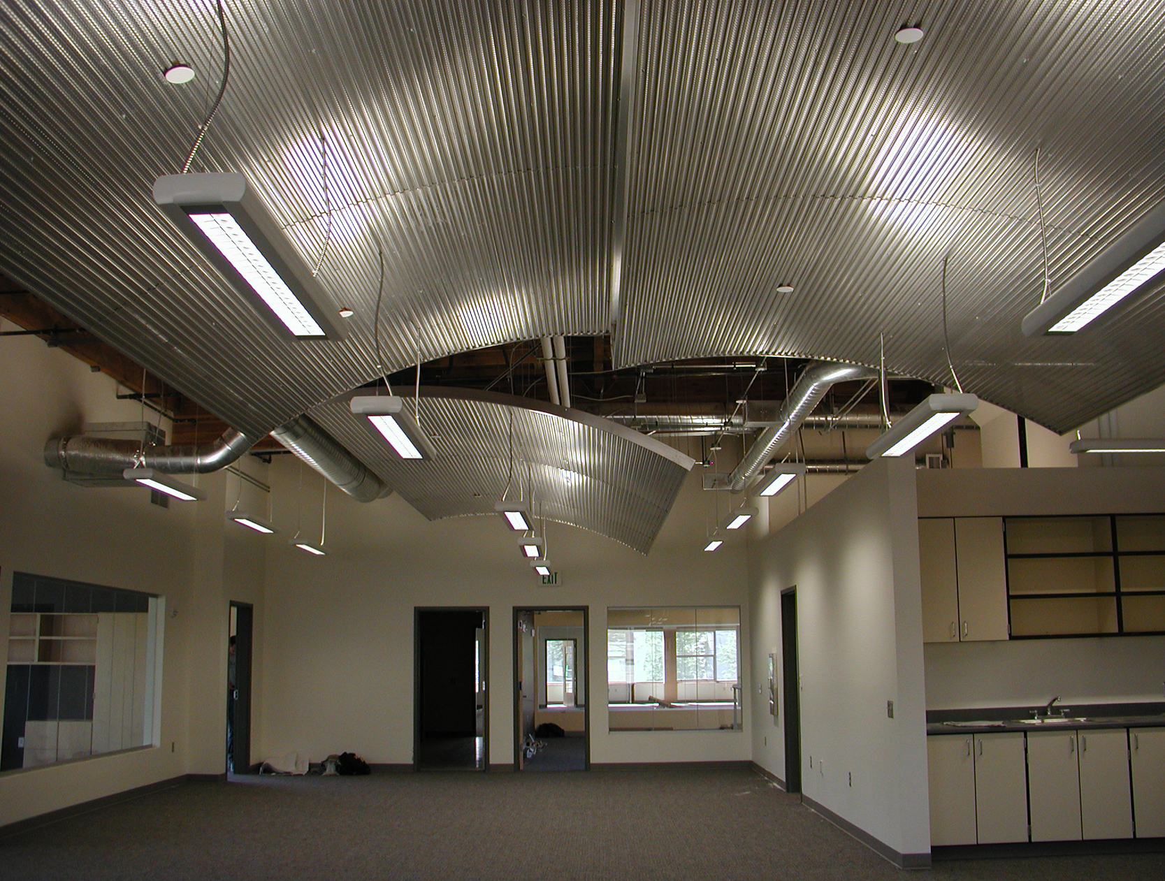 Ripple Pan Corrugated Metal Ceiling and Wall Panels