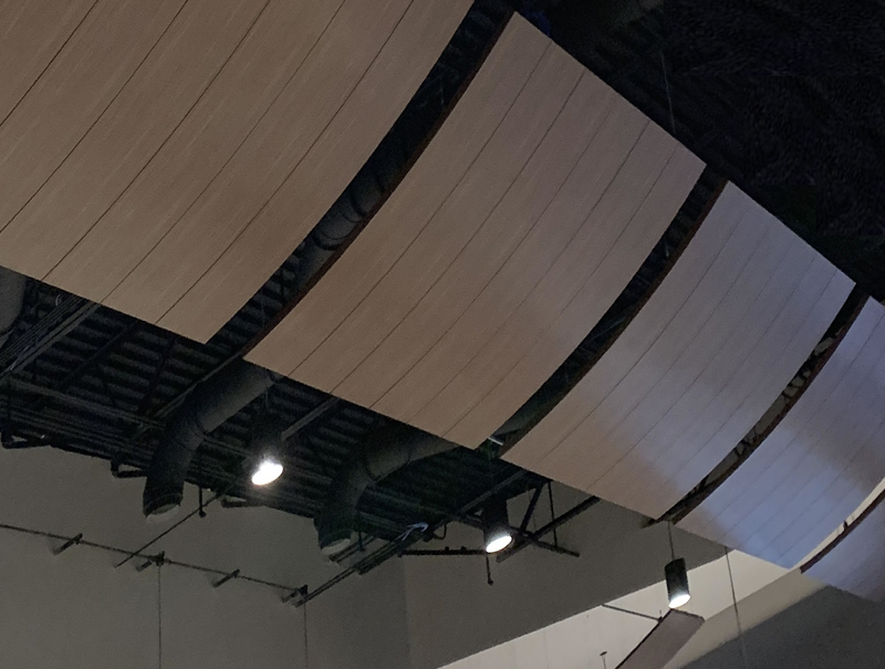 The Wave Curved Metal Ceiling System