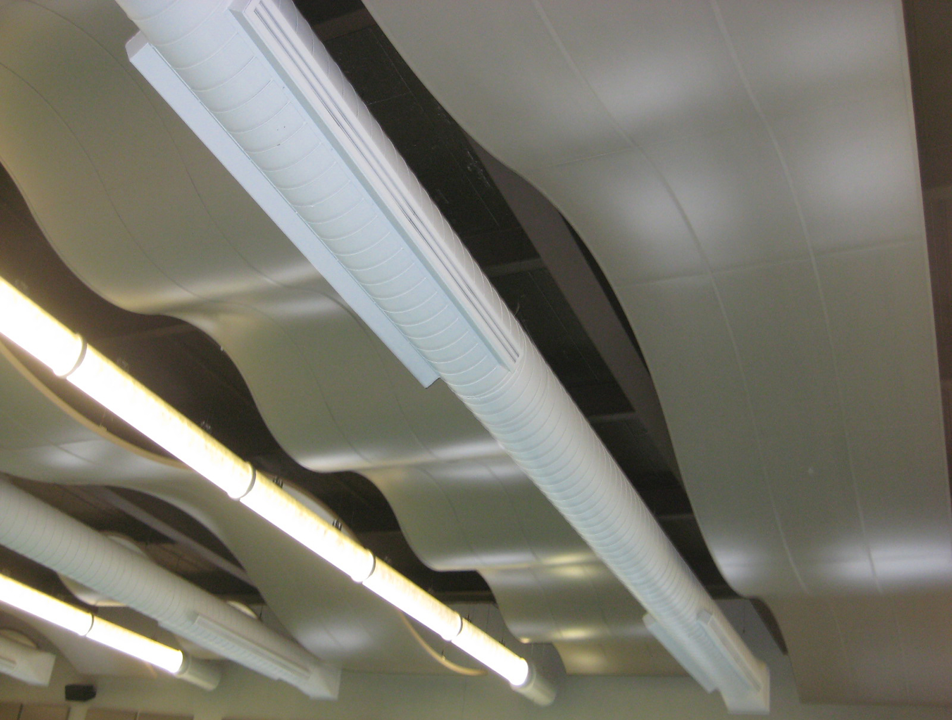 The Wave Curved Metal Ceiling System
